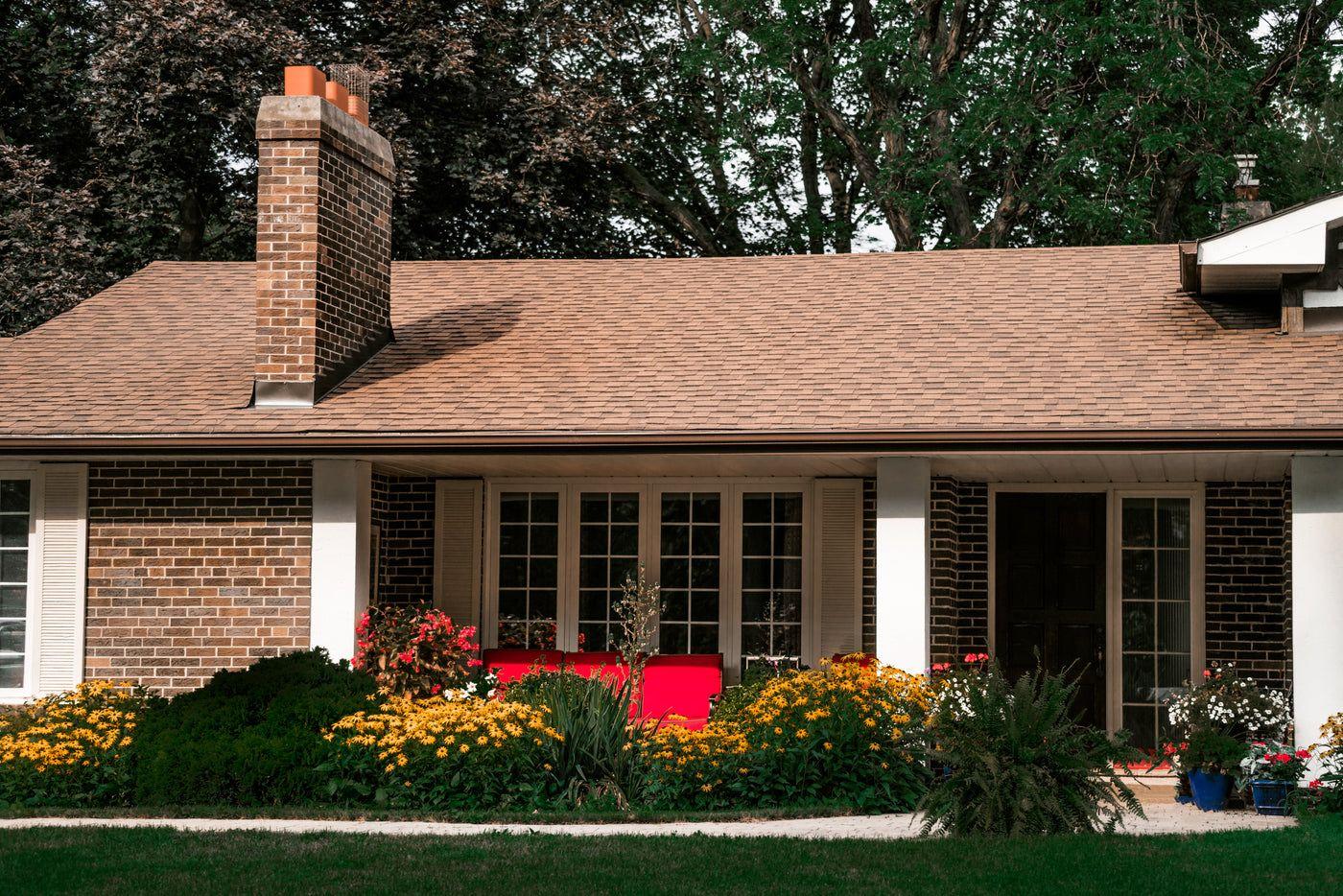 Bungalow after construction work is finished