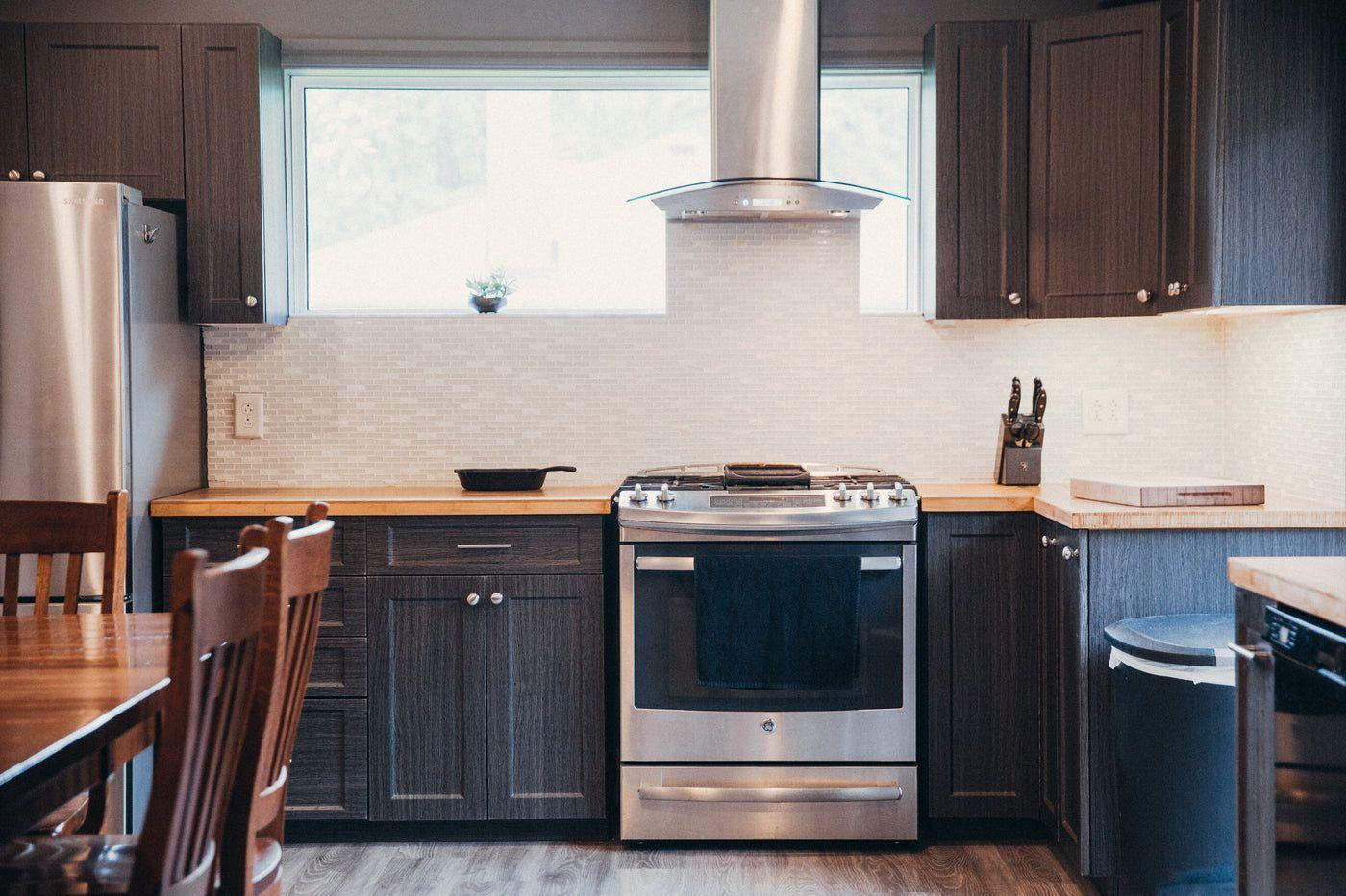 Family kitchen after a renovation clean